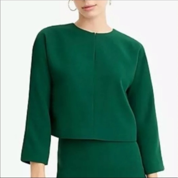 J. Crew Tops - JCREW CROPPED LONG SLEEVE TOP SZ 6 NWT